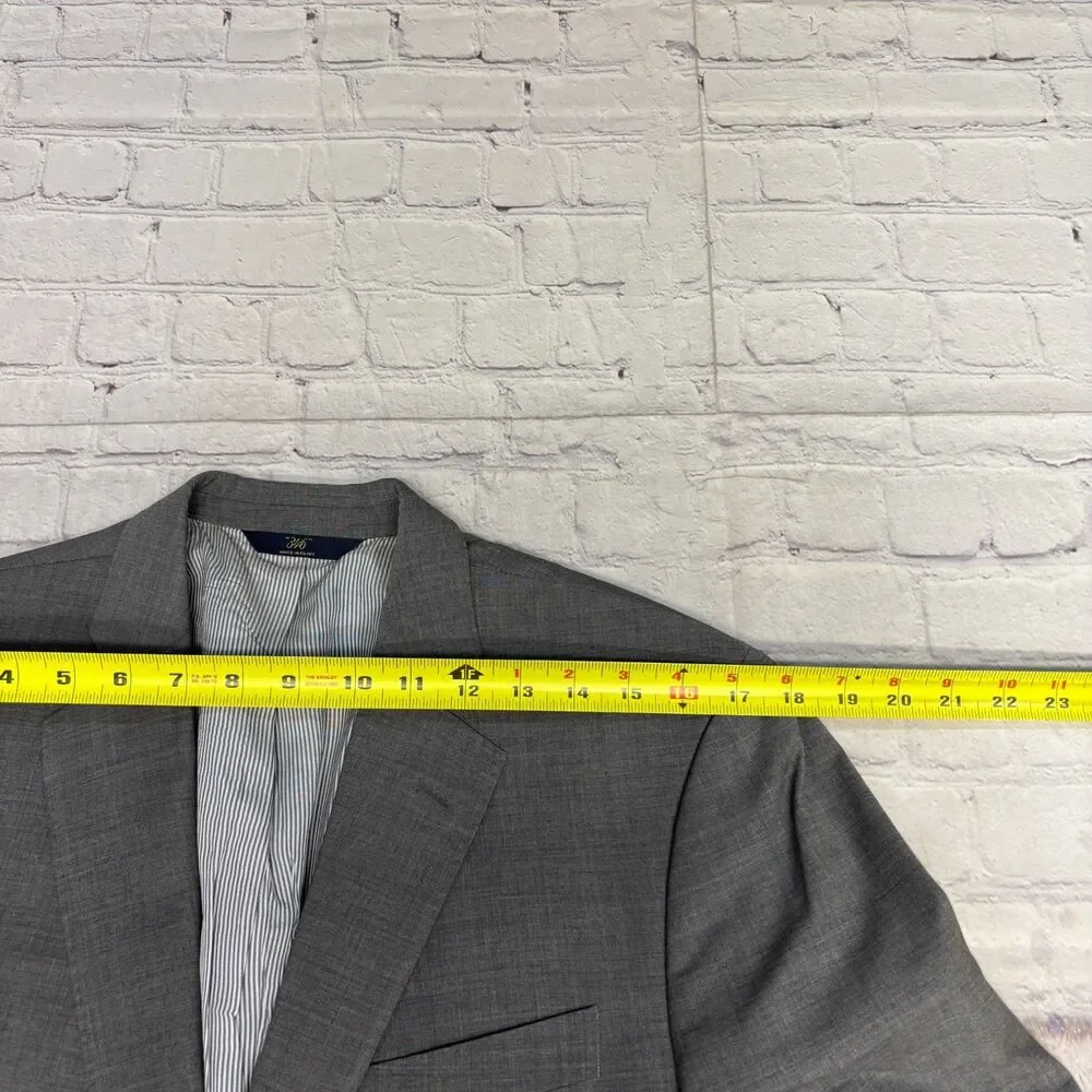 Brook Brothers Explorer Fitzgerald Fit Blazer Jacket Size 43L Wool Blend C085 27